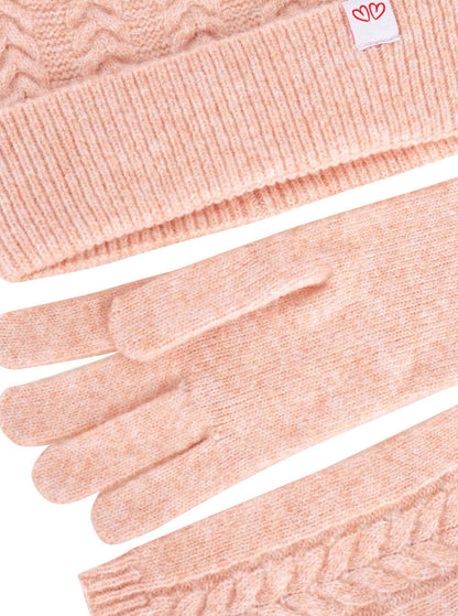 Geschenk Set Mütze & Handschuh
