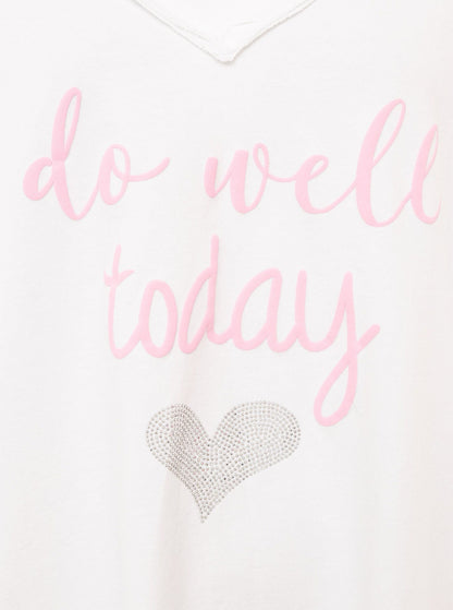 Sweater V-Neck "Do Well"