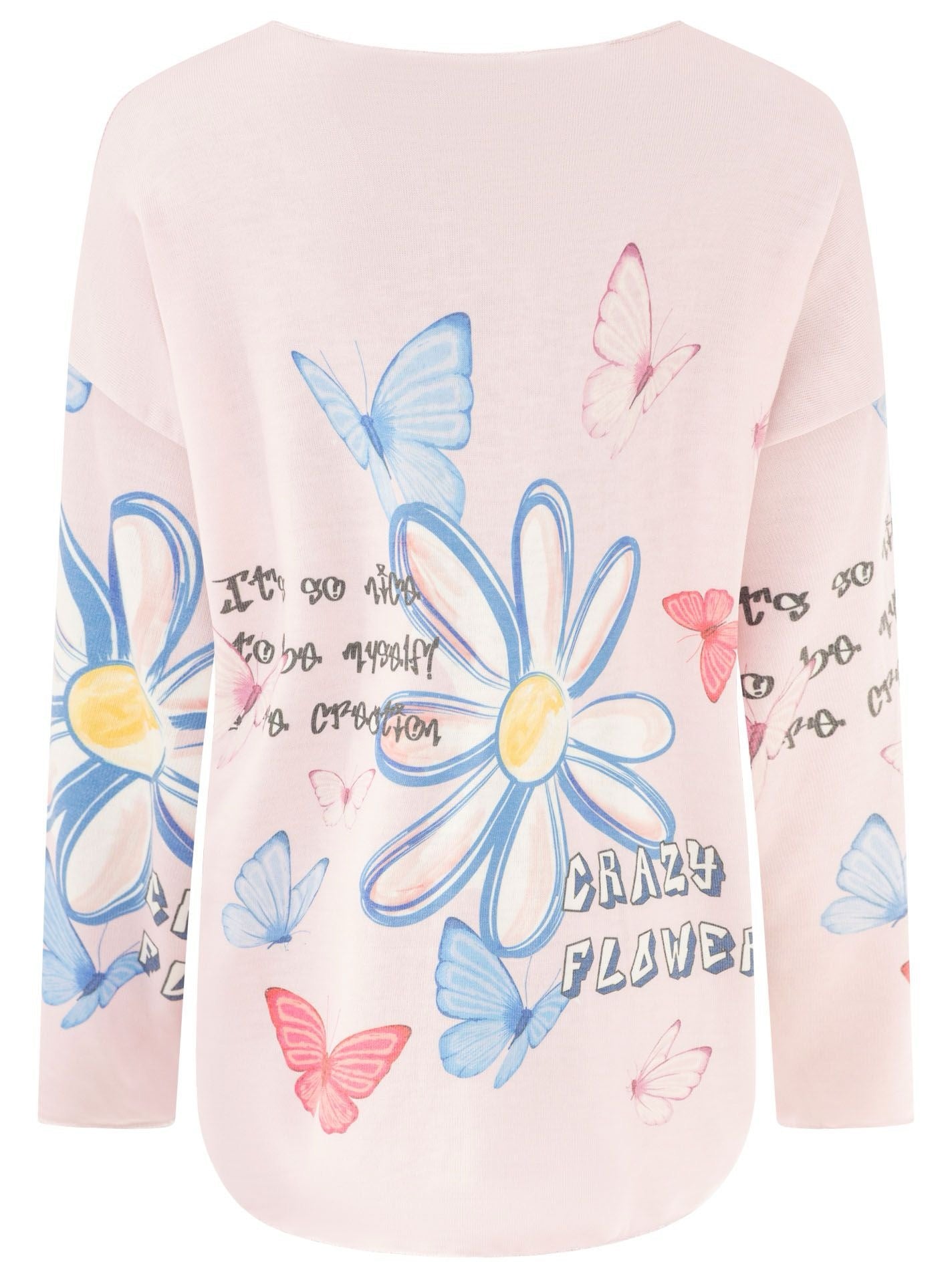 Sommer Pullover "Crazy Flower"