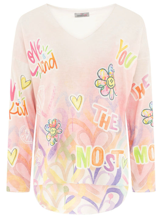 Sommer Pullover "Love is Kind"