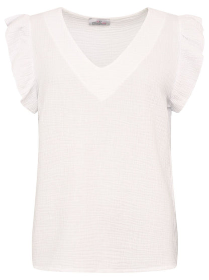 Musselin Bluse "Rüschen"