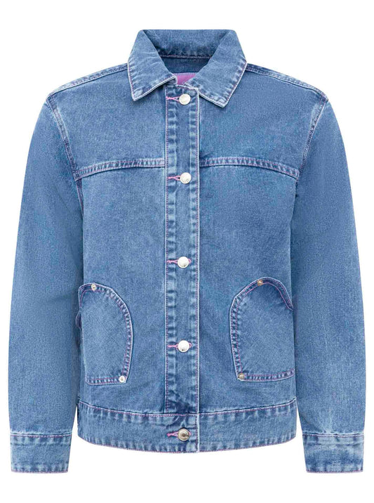 Jeansjacke Herz