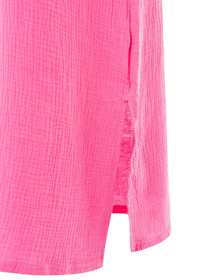 Trägerkleid Maxi Musselin "Uni"