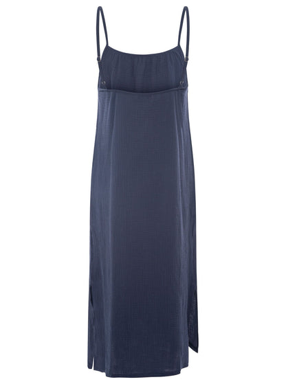 Trägerkleid Maxi Musselin "Uni"