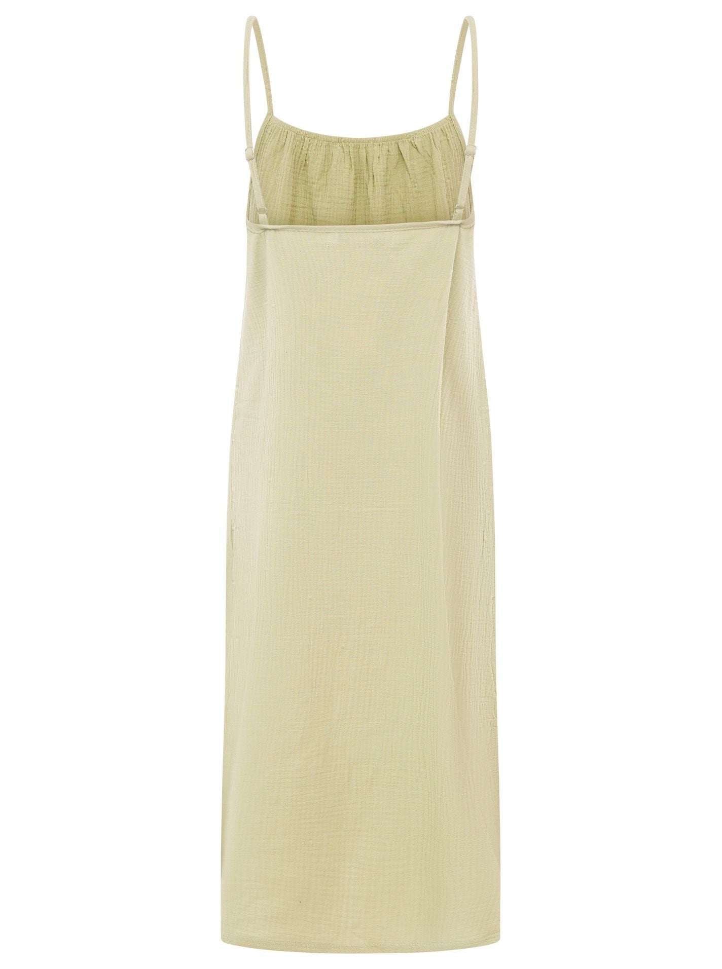 Trägerkleid Maxi Musselin "Uni"