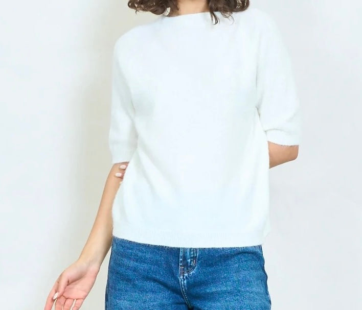 Feinstrickpulli Halbarm
