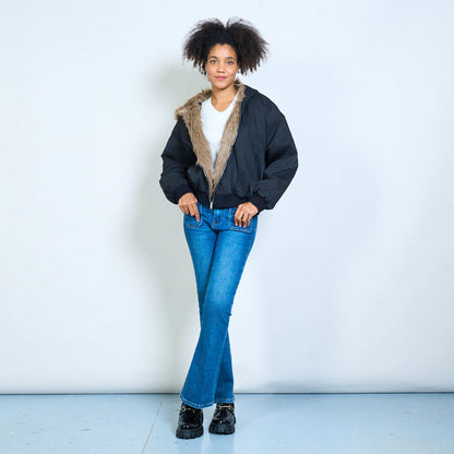Kuschelige Bomberjacke