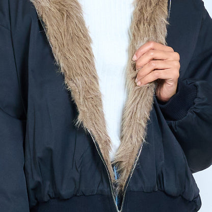 Kuschelige Bomberjacke