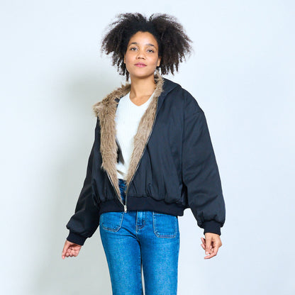 Kuschelige Bomberjacke