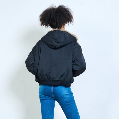 Kuschelige Bomberjacke