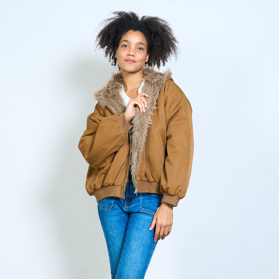 Kuschelige Bomberjacke