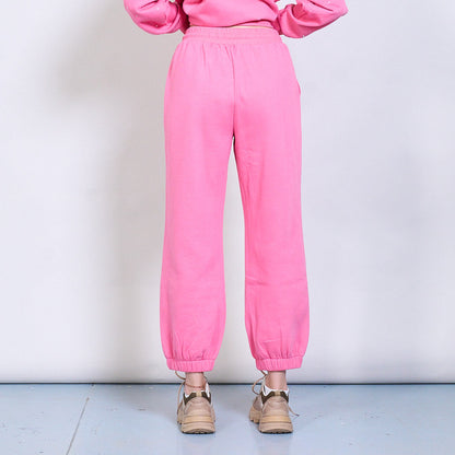 Set aus Sweatshirt und Hose mit Strasssteinen