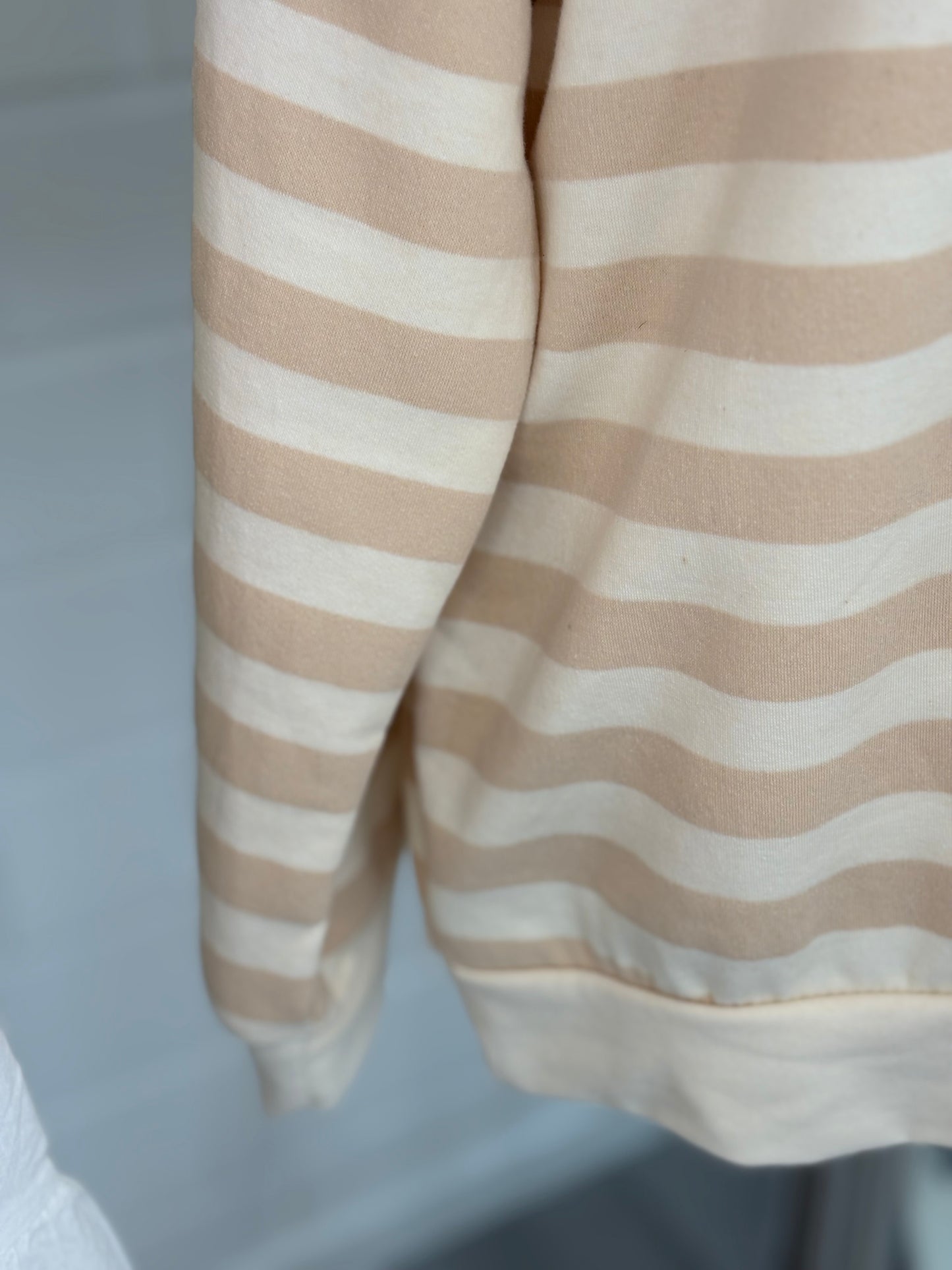 Sweatshirt gestreift Herz