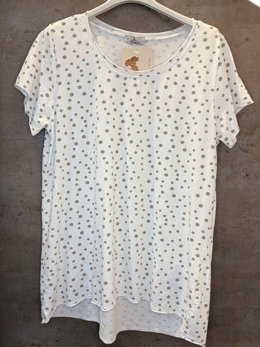 T-Shirt mit Punkten