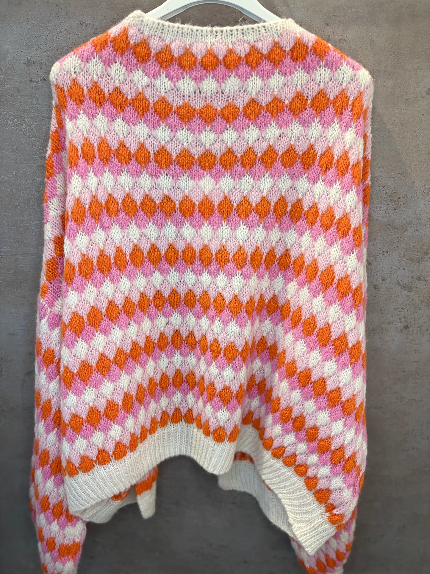Strickjacke Cardigan gemustert