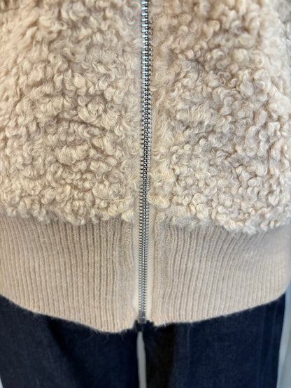 Jacke Teddyjacke mit Kragen