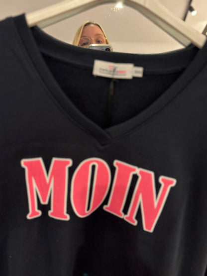 Vneck Sweatshirt "Moin"