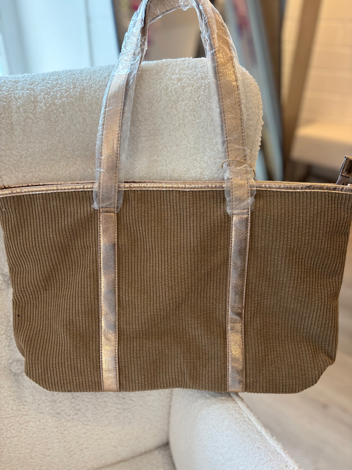Tasche Cord Metallic