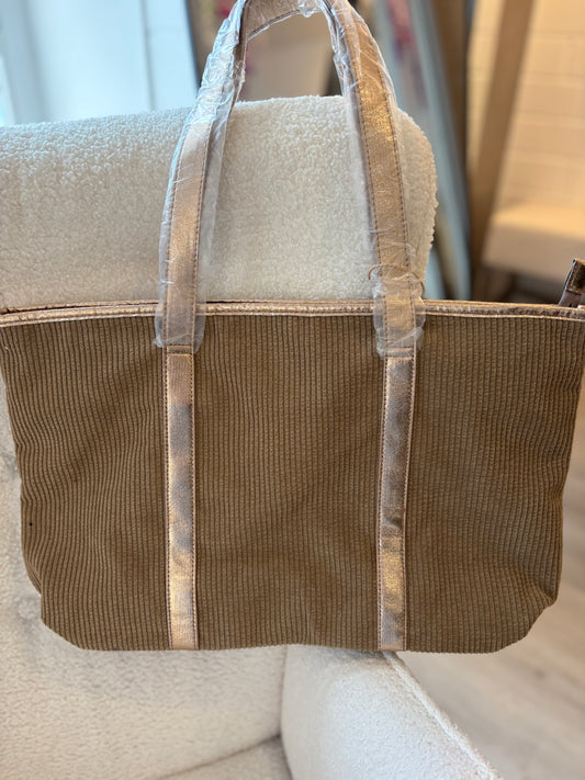 Tasche Cord Metallic