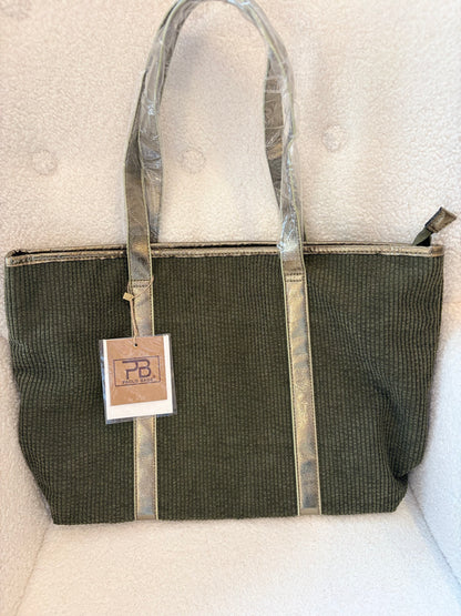 Tasche Cord Metallic
