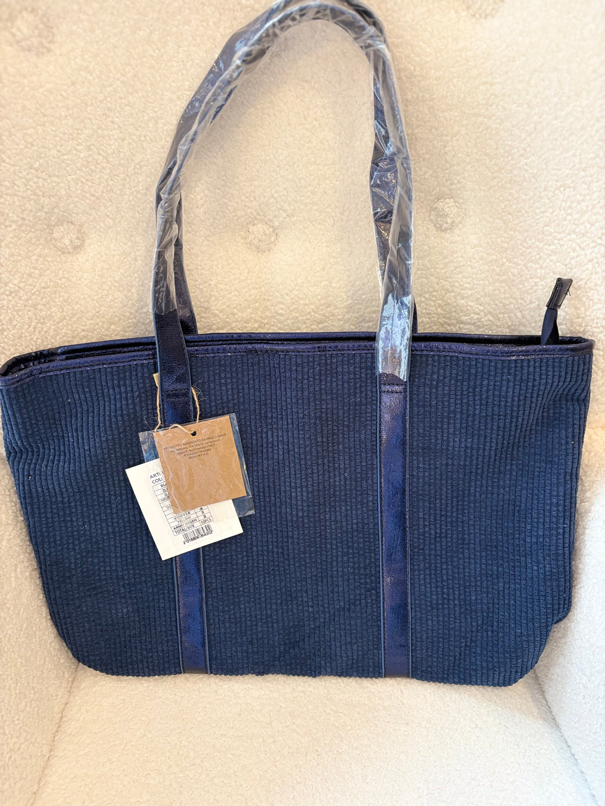 Tasche Cord Metallic
