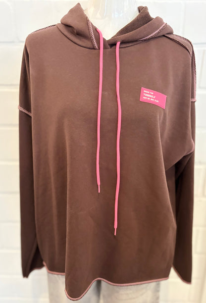 Sweatshirt Kapuze uni