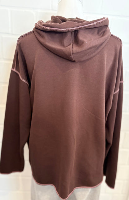 Sweatshirt Kapuze uni