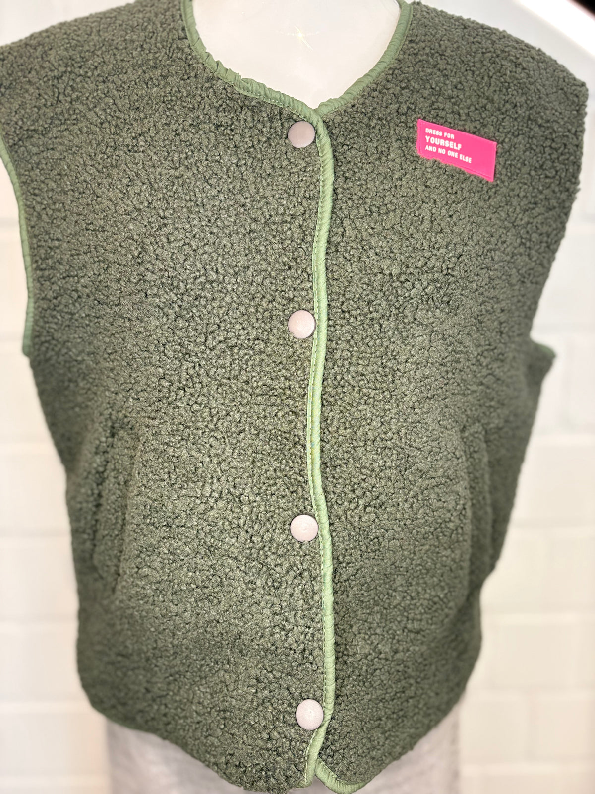 Teddyweste "Dress for Yourself"