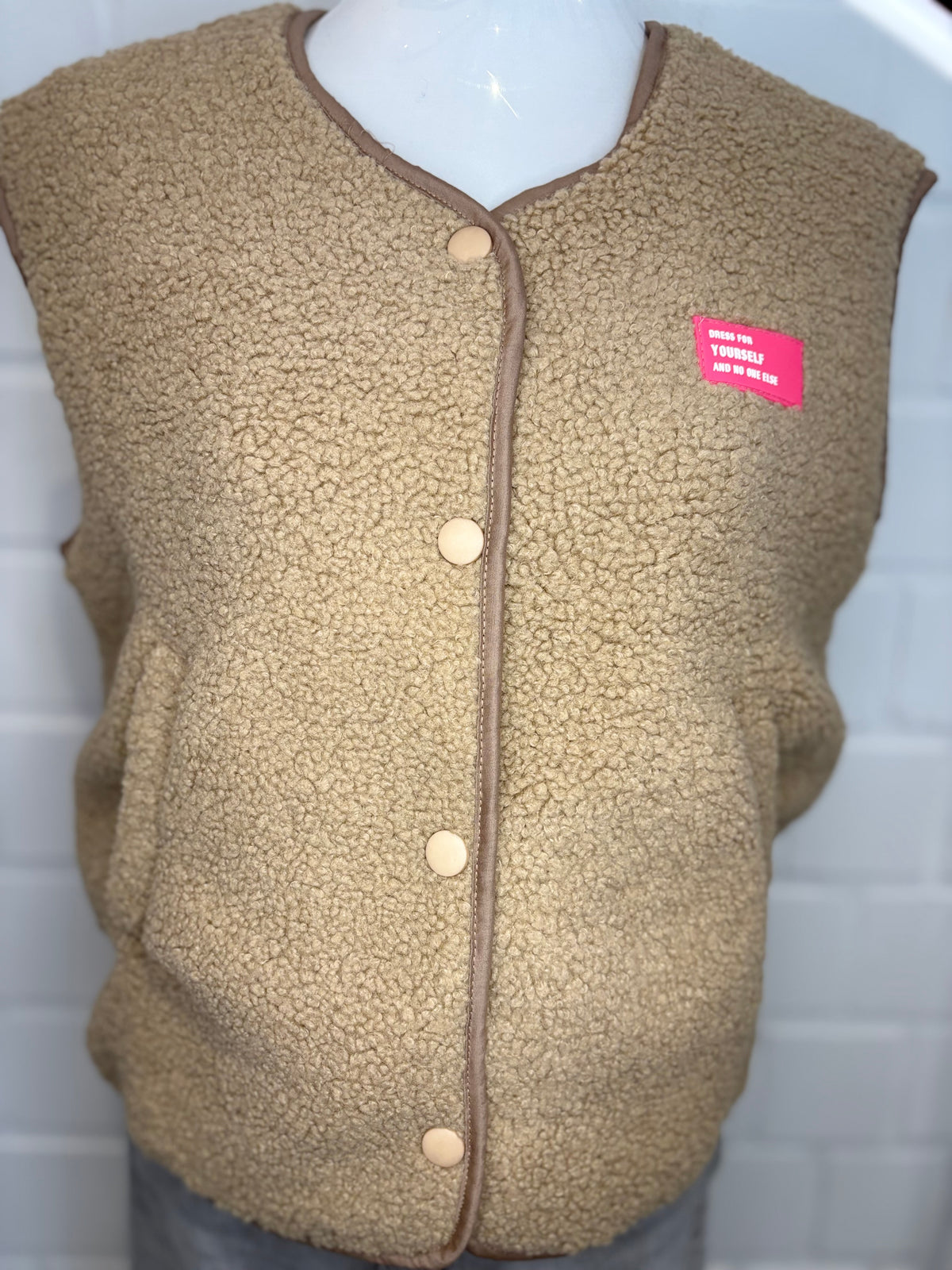 Teddyweste "Dress for Yourself"