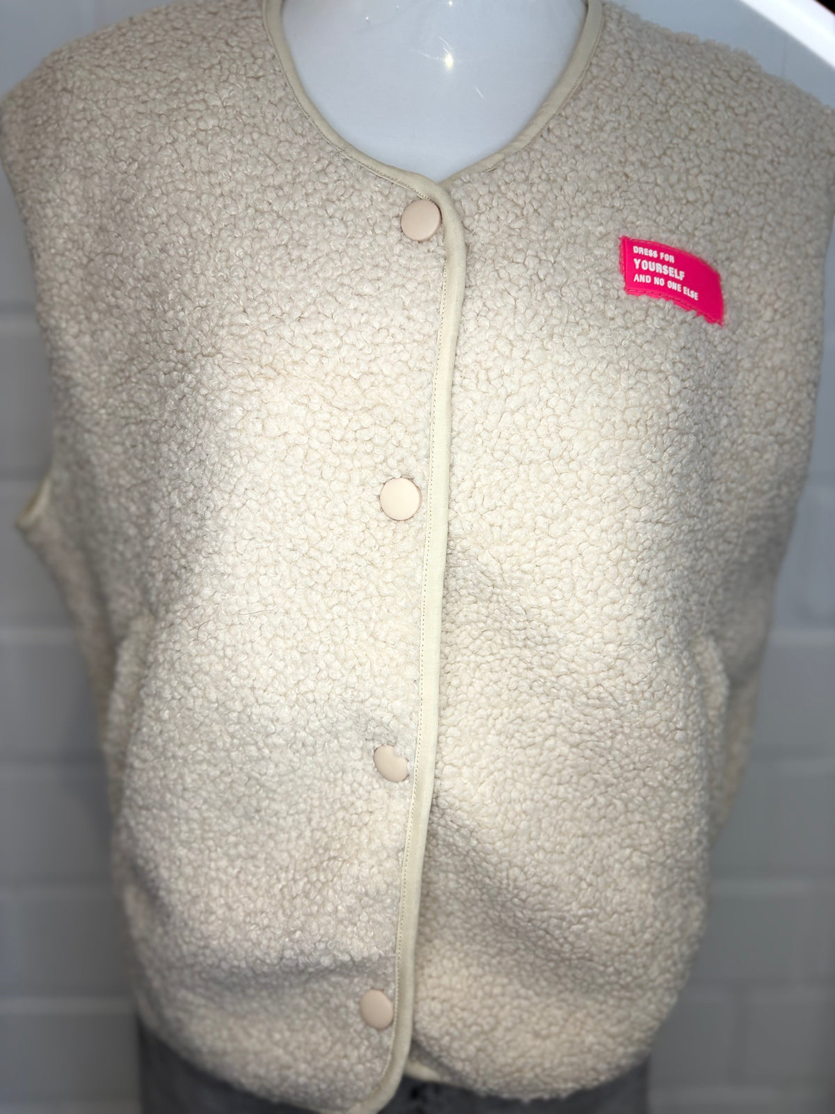 Teddyweste "Dress for Yourself"