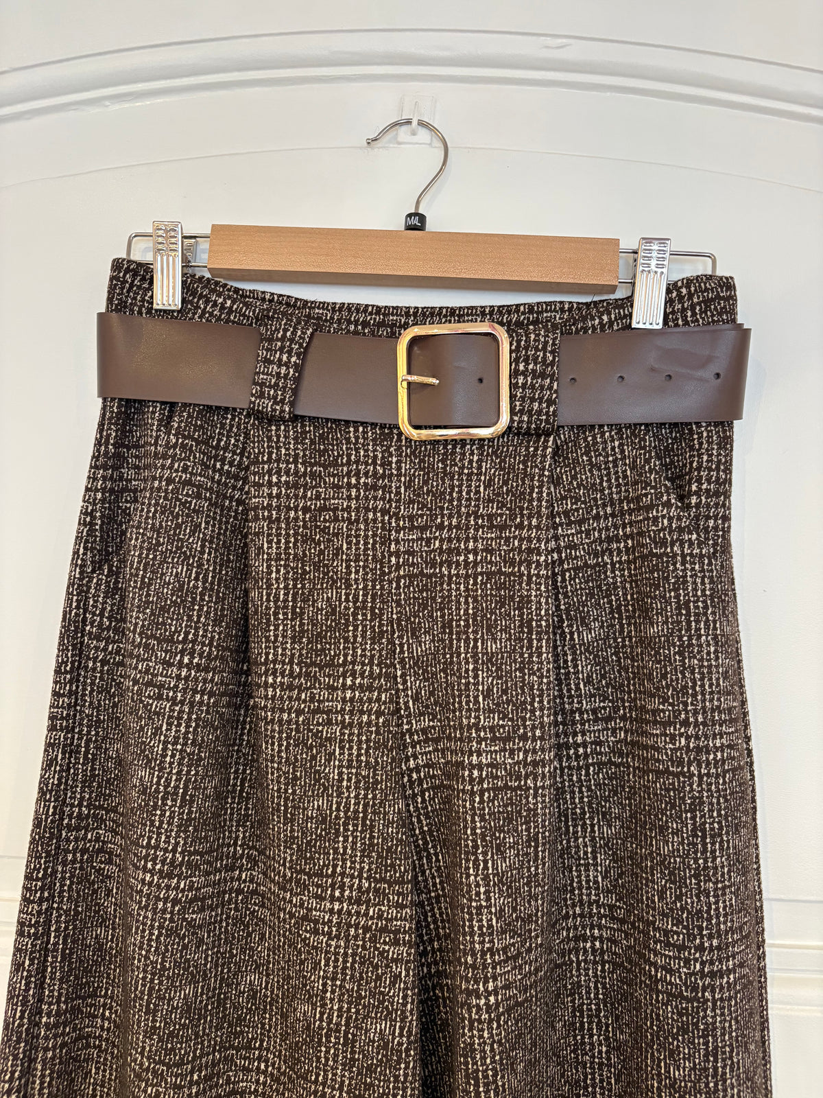 Weite Hose Schlupfhose kleine Bundfalte