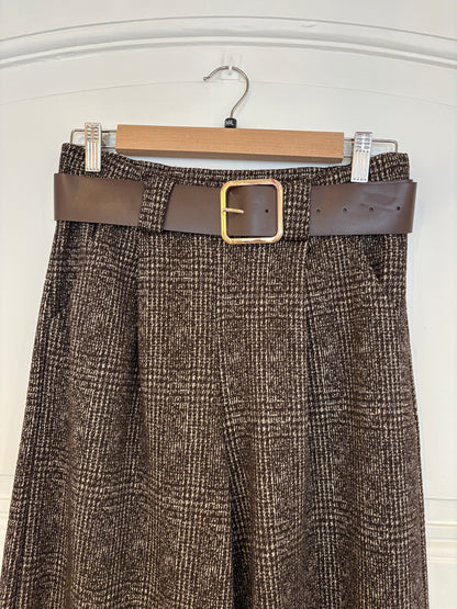Weite Hose Schlupfhose kleine Bundfalte
