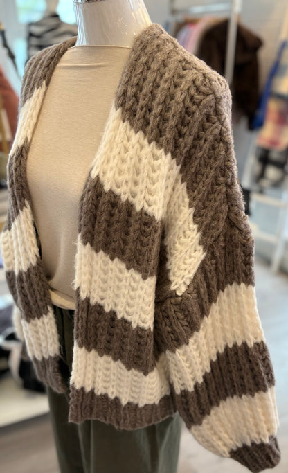 Grobstrick Jacke Cardigan