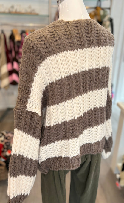 Grobstrick Jacke Cardigan