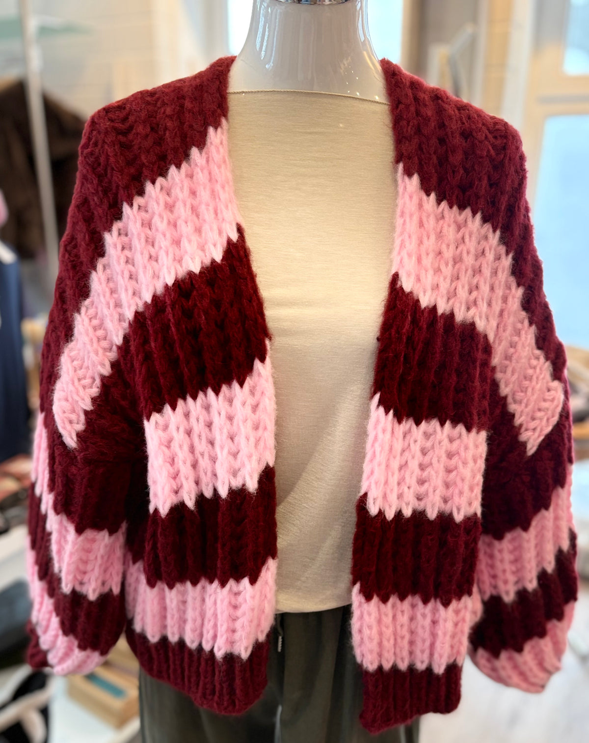 Grobstrick Jacke Cardigan