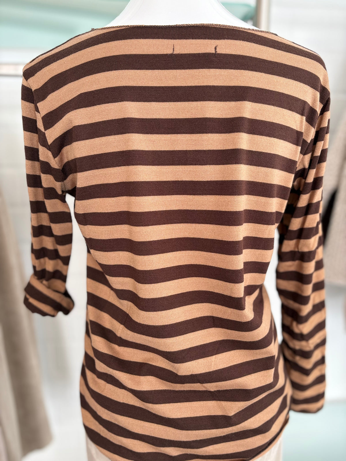 Langarmshirt Feinstrick gestreift