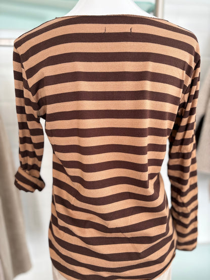 Langarmshirt Feinstrick gestreift