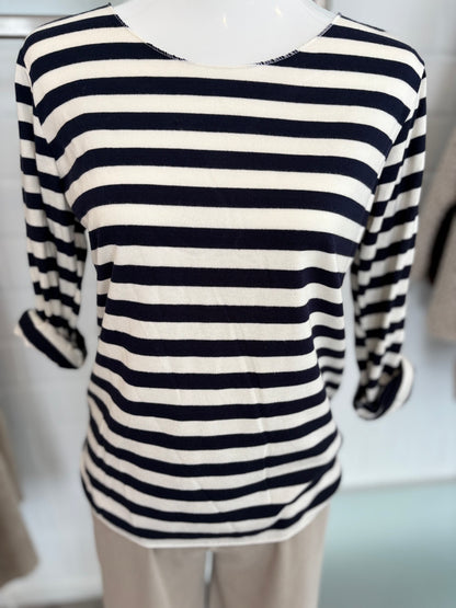 Langarmshirt Feinstrick gestreift