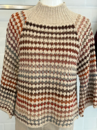 Pullover Strick gemustert