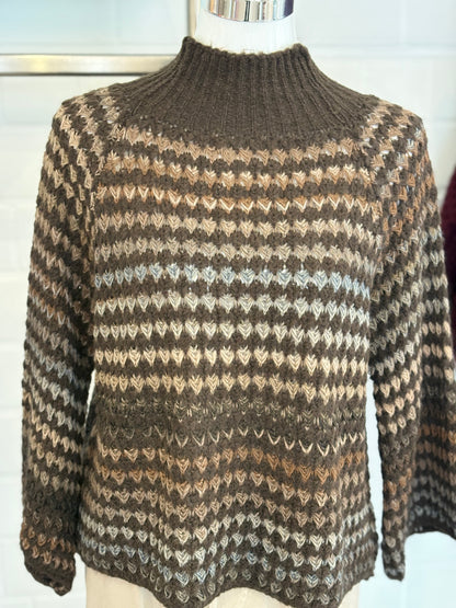 Pullover Strick gemustert