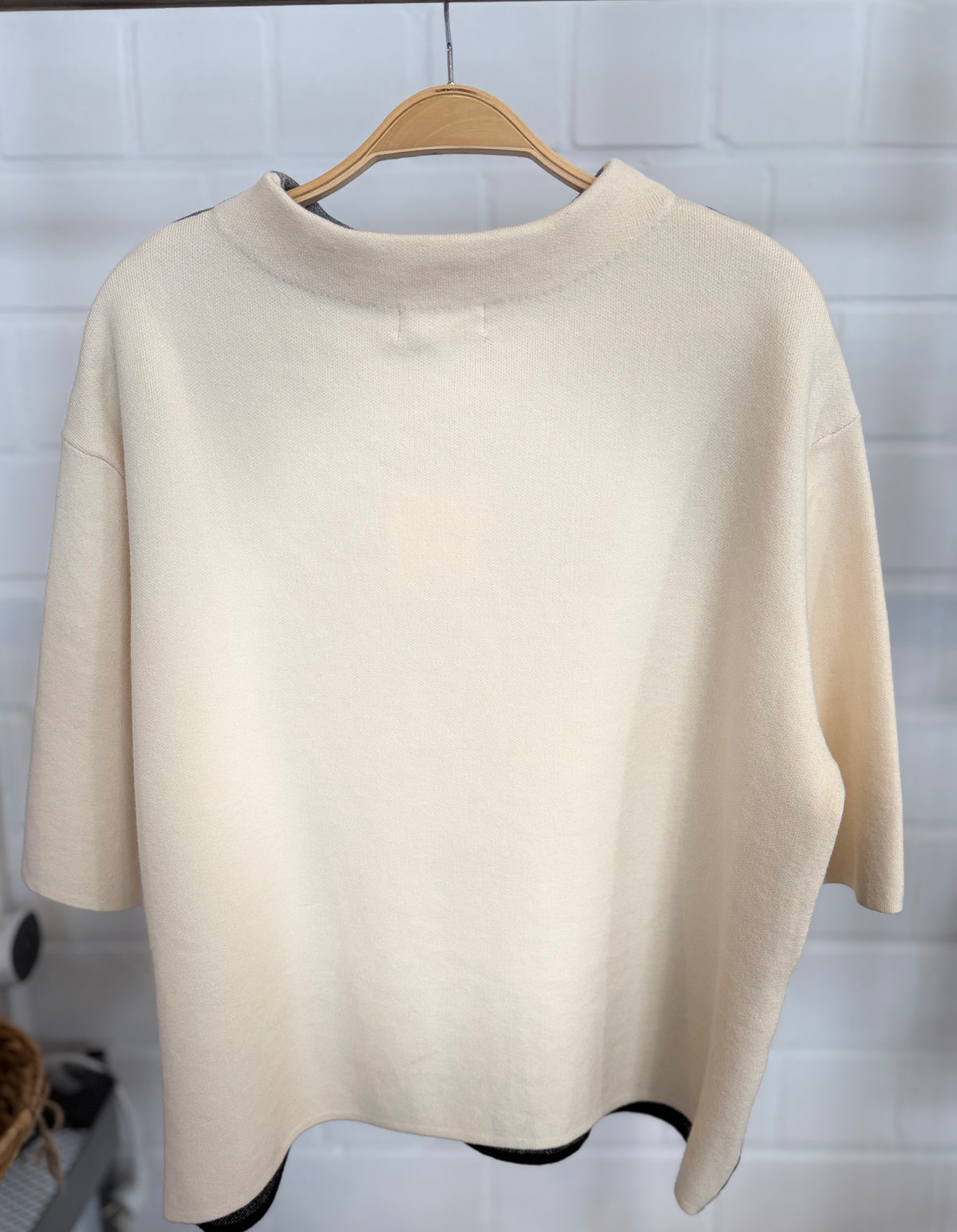 Pullover 3/4 Arm Punkte