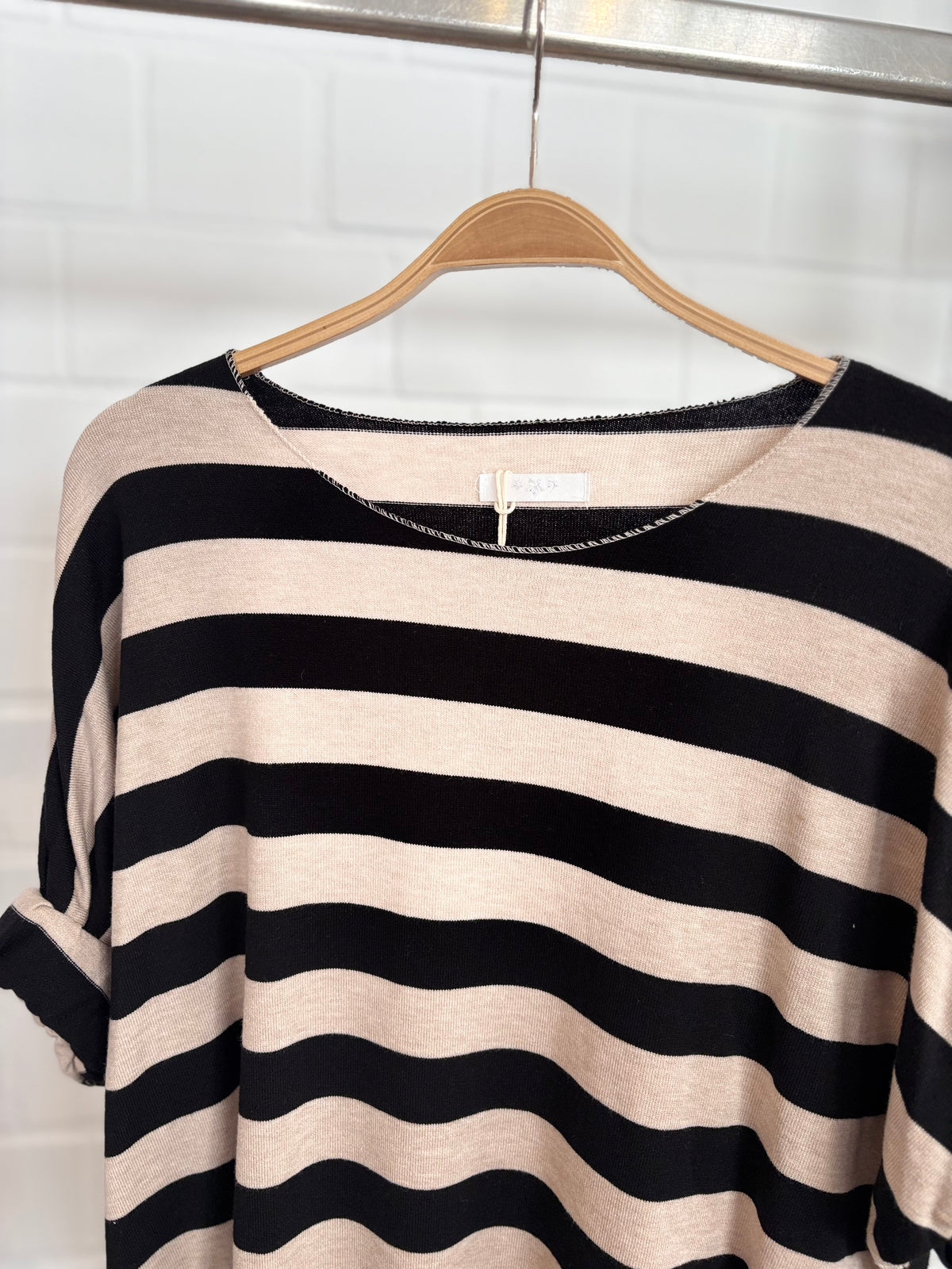 Langarmshirt oversize gestreift