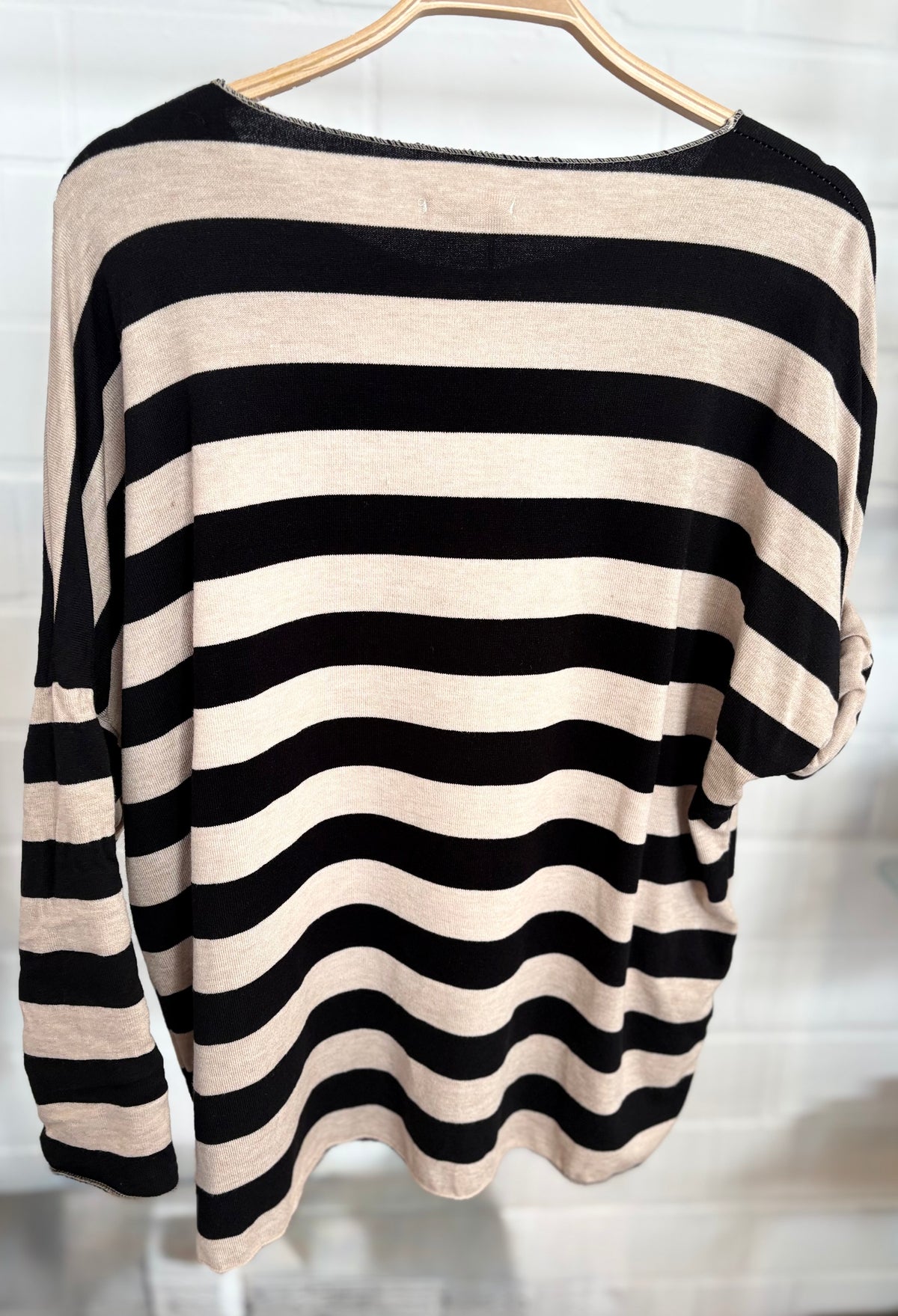 Langarmshirt oversize gestreift
