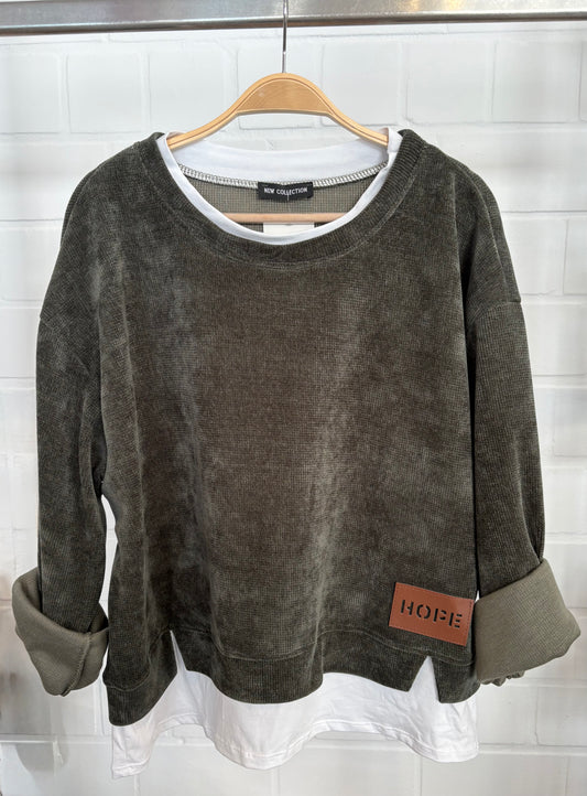 Sweatshirt "Layer" Cordoptik