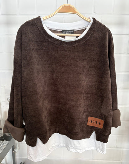 Sweatshirt "Layer" Cordoptik