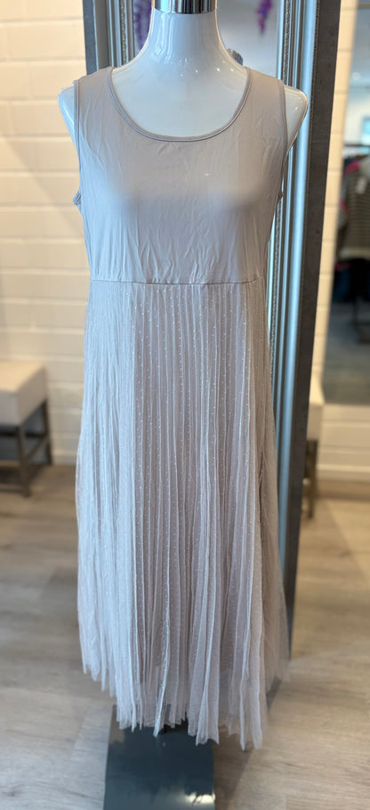 Trägerkleid Tüllkleid Punkte