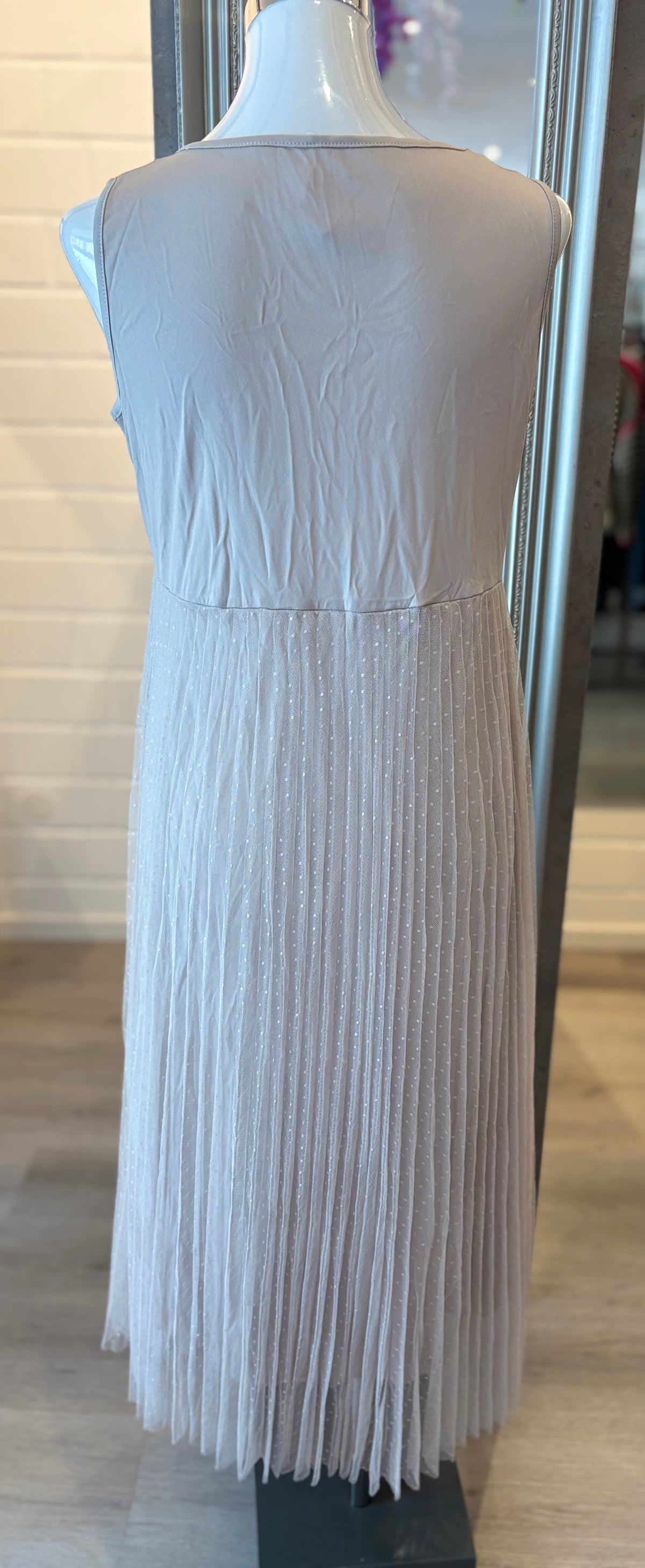 Trägerkleid Tüllkleid Punkte