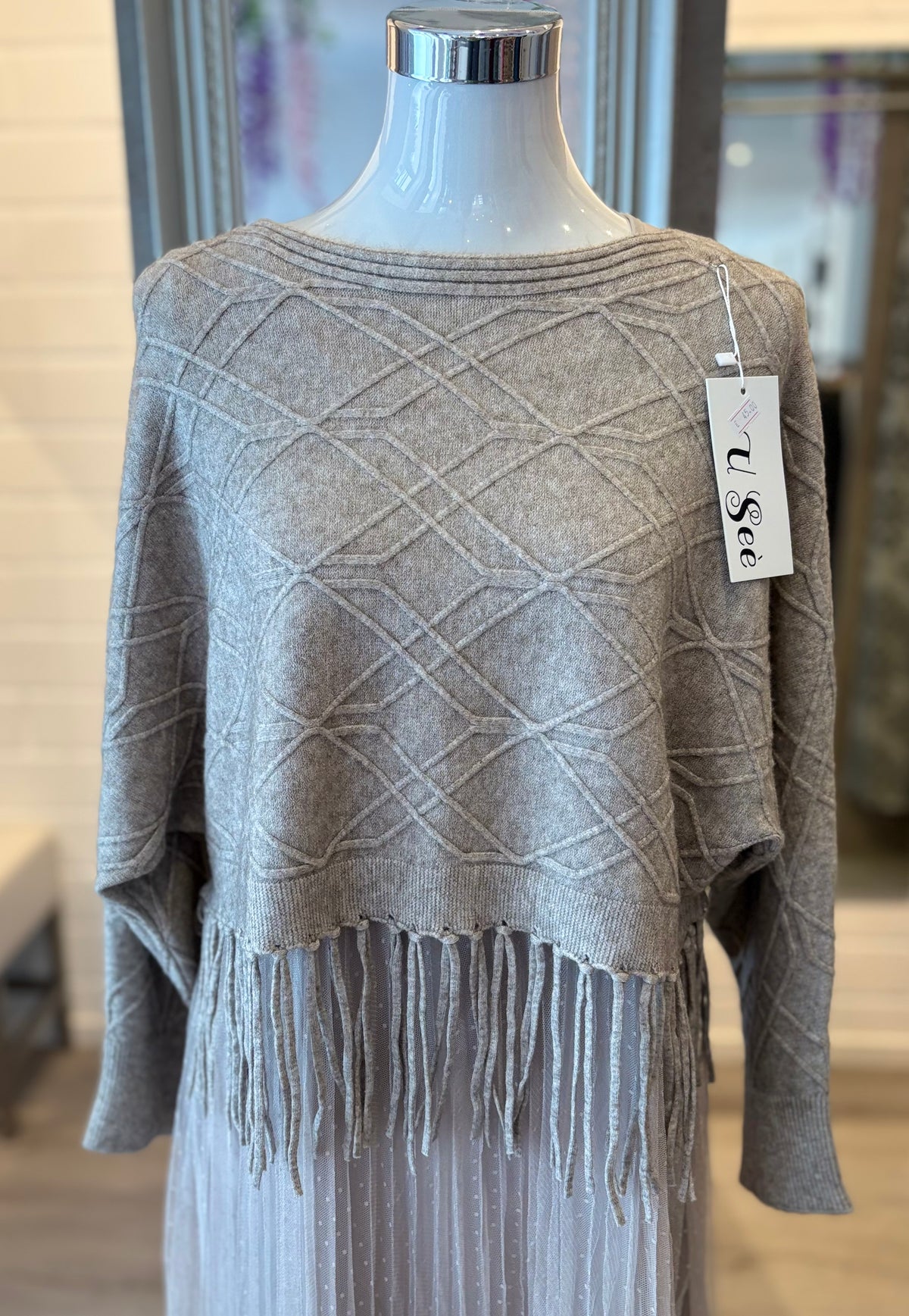 Pullover Fransen