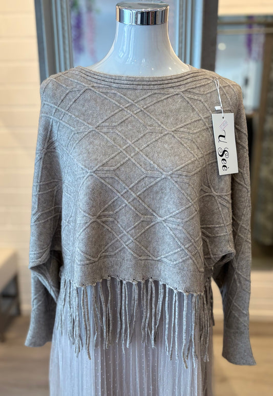 Pullover Fransen