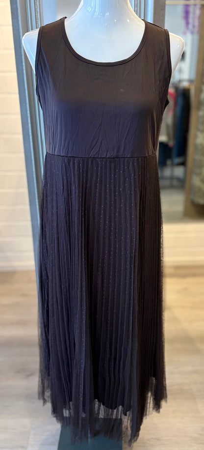 Trägerkleid Tüllkleid Punkte